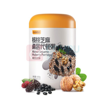 五谷磨房 早餐 600g  核桃芝麻桑葚粥黑芝麻五谷营养饱腹代餐粥