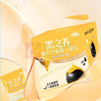 五谷磨房 零食 84g  高铁高纤高钙高蛋白零食 UMF麦卢卡蜂蜜八黑丸 1盒