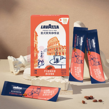 拉瓦萨LAVAZZA 咖啡液罗马假期风情意式浓缩 20ml*10条/盒 30盒/箱