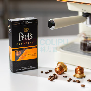 Peet's Coffee 胶囊咖啡美式浓缩 馥郁焦糖风味10颗装 10*5.2g