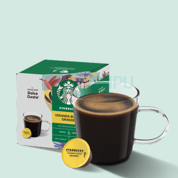 DOLCE GUSTO 星巴克胶囊咖啡 闲庭综合美式 12颗/盒 3盒/箱 (新老包装交替发货)