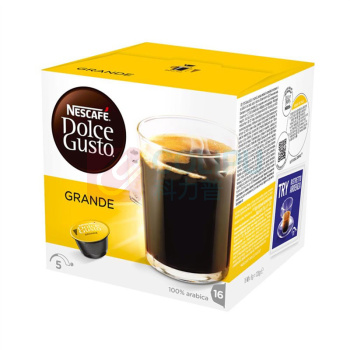 DOLCE GUSTO 雀巢胶囊咖啡机胶囊 美式醇香 16粒/盒 3盒/箱 (适用雀巢多趣酷思咖啡机和德龙EDG626、EDG606、EDG456)(新老包装随机发货)