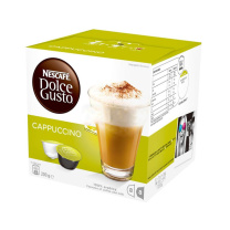 DOLCE GUSTO 雀巢胶囊咖啡机胶囊 卡布奇诺 16粒/盒 3盒/箱 (适用雀巢多趣酷思咖啡机和德龙EDG626、EDG606、EDG456)(新老包装随机发货)