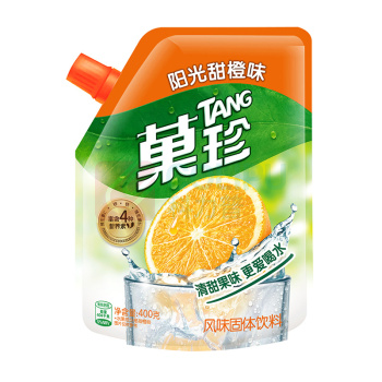 菓珍 维C橙汁冲饮果汁粉 橙味 400g/袋 24袋/箱