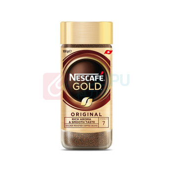 雀巢 Nestle 速溶咖啡 100g/瓶 12瓶/箱 (法式/意式烘焙精选)(金色瓶)(瑞士进口)