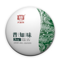 大益 普洱生茶 3年陈普知味 357g/盒 16盒/箱 (一级)