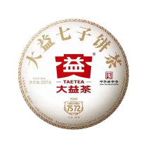 大益 普洱茶熟茶 唛号7572 2022年饼茶 357g/饼