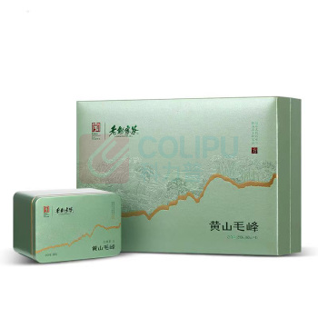 老谢家茶 黄山毛峰雨前春茶大师茶方字礼盒 240克 60克×4听