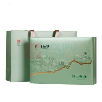 老谢家茶 黄山毛峰雨前春茶大师茶方字礼盒 240克 60克×4听