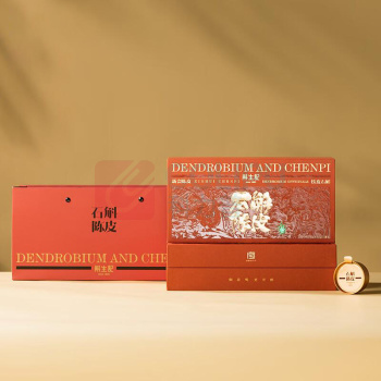 斛生记 铁皮石斛切片新会天马陈皮丝石斛陈皮 3.5g*16罐