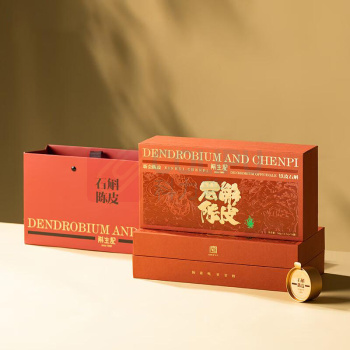 斛生记 铁皮石斛切片新会天马陈皮丝石斛陈皮 3.5g*16罐