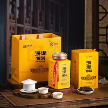 中茶 老枞水仙海堤1954 200g/盒 6盒/箱