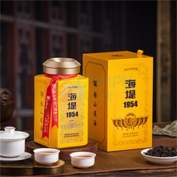 中茶 老枞水仙海堤1954 200g/盒 6盒/箱