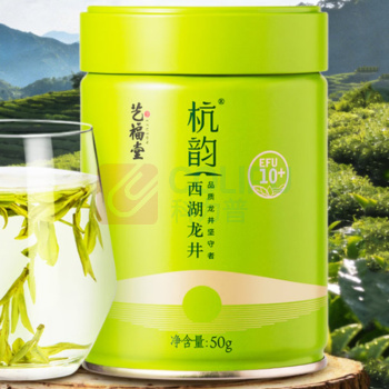 艺福堂 EFUTON 杭韵西湖龙井茶 EFU10+ 50g/盒