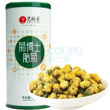 艺福堂 EFUTON 茶叶花草茶 菊博士胎菊花茶 80g  桐乡杭白菊