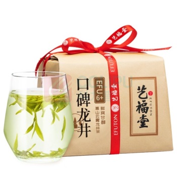 艺福堂 EFUTON 口碑龙井茶二级 EFU6+ 袋装 200g 