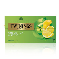 川宁 TWININGS 柠檬绿茶 1.6g/包 25包/盒 12盒/箱 (独立小包装)(冷泡茶)