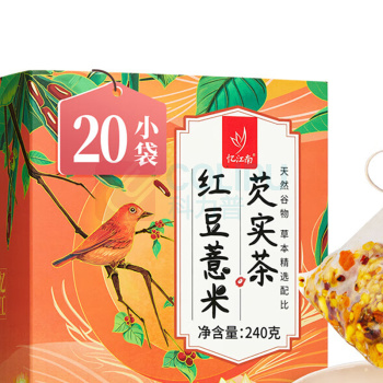 忆江南 红豆薏米芡实茶 (独立小包装) 240g/盒 10盒/箱