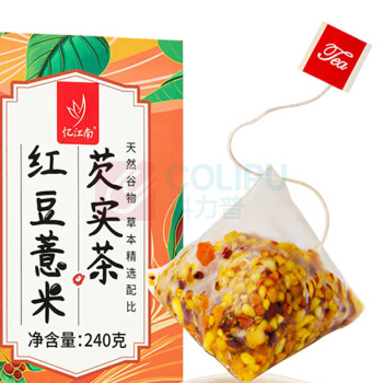 忆江南 红豆薏米芡实茶 (独立小包装) 240g/盒 10盒/箱