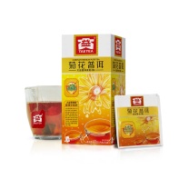 大益 菊花普洱熟茶 1.6g/包 25包/盒 40g/盒 (独立小包装)