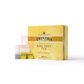 川宁 TWININGS 豪门伯爵红茶 2g/包 100包/盒 4盒/箱 (独立小包装)