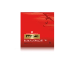 川宁 TWININGS 英国早餐红茶 2g/包 100包/盒 4盒/箱 (独立小包装)