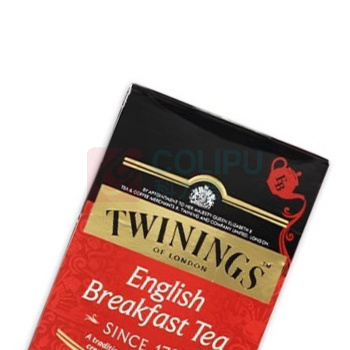 川宁 TWININGS 英国早餐红茶 S25 2g/包 25包/盒 12盒/箱 (独立小包装)