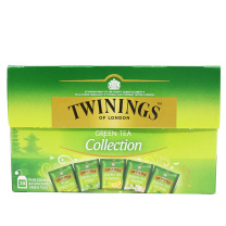 川宁 TWININGS 绿茶精选组合装 1.7g/包 20包/盒 8盒/箱 (独立小包装)
