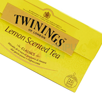 川宁 TWININGS 沁香柠檬红茶 S25 2g/包 25包/盒 12盒/箱 (独立小包装)