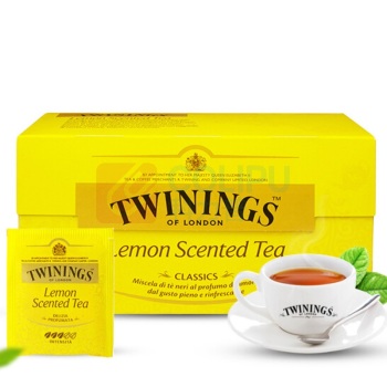 川宁 TWININGS 沁香柠檬红茶 S25 2g/包 25包/盒 12盒/箱 (独立小包装)