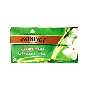 川宁 TWININGS 茉莉花茶 1.8g/包 25包/盒 12盒/箱 (独立小包装)