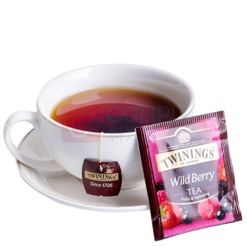 川宁 TWININGS 综合野莓果香红茶 2g/包 25包/盒 12盒/箱 (独立小包装)