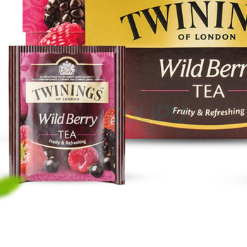 川宁 TWININGS 综合野莓果香红茶 2g/包 25包/盒 12盒/箱 (独立小包装)
