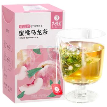 艺福堂 EFUTON 蜜桃乌龙茶 3g/包 15包/盒 18盒/箱 (独立小包装)