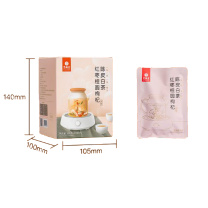 艺福堂 EFUTON 红枣桂圆枸杞陈皮白茶 20g/包 5包/盒 18盒/箱 (独立小包装)