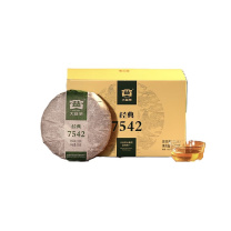 大益 经典7542普洱生茶 150g/饼 5饼/盒