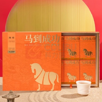 八马茶业 马到成功 武夷岩茶肉桂 礼盒装 AD195 240g/盒