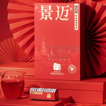 八马茶业 信记号云上景迈普洱熟茶礼盒 300g/盒