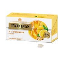 川宁 TWININGS 柠檬干姜味 2g/包 25包/盒 12盒/箱 (独立小包装)