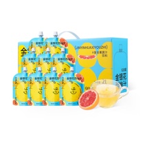 杞里香 金银花柚子汁西柚汁 2000ml 20袋*100ml