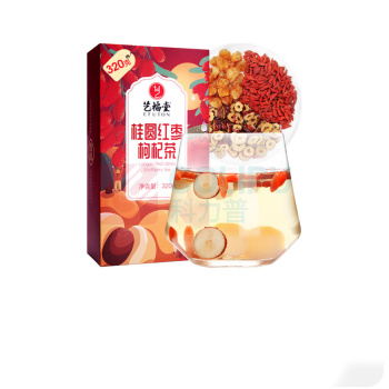 艺福堂 EFUTON 桂圆红枣枸杞茶 320g 约21小包/盒