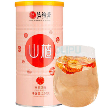 艺福堂 EFUTON 山楂片 190g/罐 24罐/箱