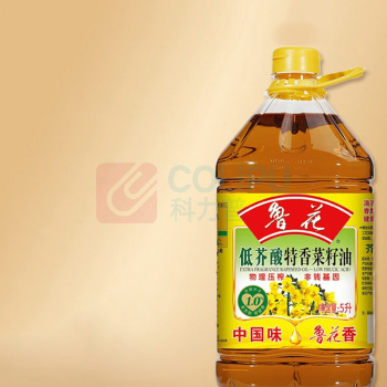 鲁花 非转基因低芥酸特香菜籽油 5L 
