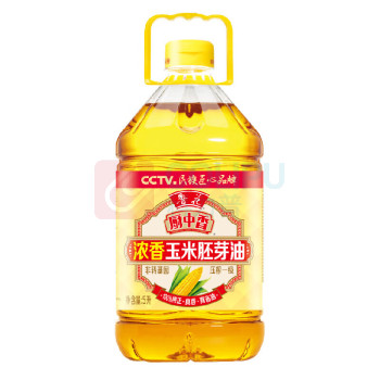 鲁花 浓香玉米胚芽油 厨中香 5L