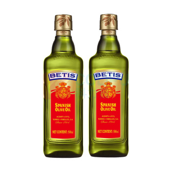 贝蒂斯 BETIS 纯正橄榄油 500ml*2