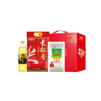 金龙鱼 礼盒 甾醇玉米油888ml+小麦粉1KG+ 长粒香2.5KG