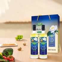 润心 有机生榨山茶油750mL*2瓶礼盒装 750mL*2瓶礼盒装 