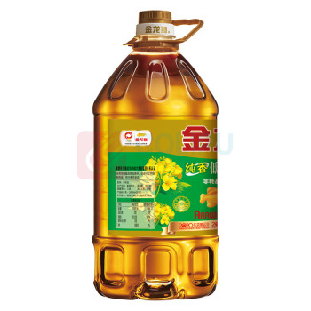金龙鱼 纯香低芥酸菜籽油 5L/桶 4桶/箱 (非转基因)