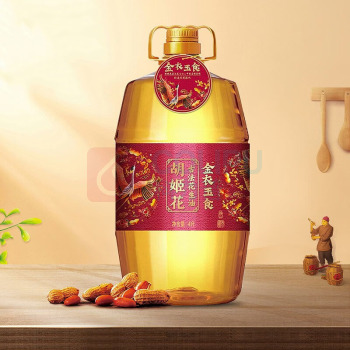 胡姬花 金衣玉食花生油 4L