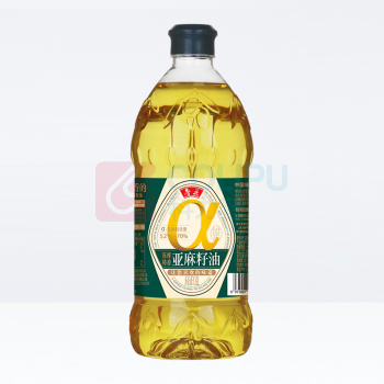鲁花 压榨特香亚麻籽油 1.6L/瓶 6瓶/箱